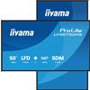 Iiyama Monitor Digital Signage Led 50'' Iiyama ProLite LH5075UHS-B2AG 4K Ultra HD 3840x2160p/9.5ms/4GB/32GB/Android 11/Classe G/Nero [LH5075UHS-B2AG]