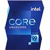 Intel® Core™ i9-11900K, processore desktop, per sistemi desktop 8 core fino a 5,3 GHz sbloccato senza grafica del processore LGA1200 (chipset Intel® serie 500 e serie 400 selezionati) 125 W