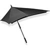 Senz ° XXL Stick Storm Umbrella Black Reflective, Nero riflettente, Mediana