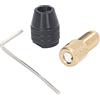 Tixiyu Set di Mandrini Autoserranti a 3 Griffe per Lucidatura e Smerigliatura, Adatti a Punte da 0,3-,4 Mm, per Micro Trapani Elettrici (Foro da 5,0 mm)