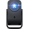 LQWELL Mini Proiettore 4K Google TV Netflix 230 ISO Lumen Dolby Audio Rotabile TCL C1