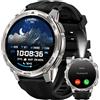 Does not apply Tank T4C Smartwatch Con Gps,Corpo Robusto in Metallo Completo, Torcia Led,Batter