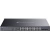 TP-Link Omada SG3428XMPP V1.8 - Interruttore - L2 Managed - 16 x 10/100/1000 (