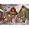 Vermont Christmas Company Puzzle Christmas Corner da 1000 pezzi, puzzle per adulti e famiglie, pezzi a forma casuale