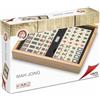 Cayro - Mah Jong - + 8 Anni - Modello In Legno - Gioco Da Tavolo Per Bambini E Adulti - Scatola Con Coperchio Scorrevole Per Riporre Le Fiches - Da 2 A 8 Giocatori