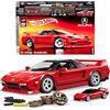 Mattel Mattel Brick Shop Hot Wheels - '90 Acura NSX Serie Elite, set da costruire con 876 pezzi, dettagli realistici e adesivi per personalizzare l'auto, 10+ anni, JFT17
