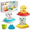 LEGO DUPLO Ora del Bagnetto: Il Treno degli Animali Galleggiante - Gioco Didattico da Bagno per Bambine e Bambini da 1+ Anni - Include un Ippopotamo, una Papera e un Orso Polare - Idea Regalo - 10965