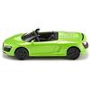 siku 1316, Audi R8 Spyder, Metallo e Plastica, Verde, Auto giocattolo per bambini