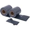 HENG FENG Strisce Frangivista PVC per ringhiere 70m x 19cm, Anthracite