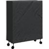 vidaXL Copertura Tavolo Pingpong Nero 165 x 70 x 185 cm Tessuto, Coprisedie per Giardino e Terrazza, Moderni, Impermeabili, per Tavoli, Giochi e Attrezzature all'Aperto