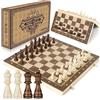 Peradix Scacchiera Magnetica in Legno 38x38cm Pieghevole Portatile