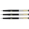 Parker 3 x Parker Beta Premium Ink Fountain Pen Converter Black Body GT CT Trim Fine