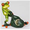 Bollweg Formano Rana con Portafoglio, Money, Regalo per Denaro/Buono, Verde (q1p)