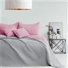 RESTILO AmeliaHome Copriletto rosa grigio 260 x 280 copriletto double face Ultrasonic trapuntatura poliestere softa