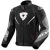 REV'IT! Revit Quantum 3 Air Giacca tessile da moto, nero/bianco, 2XL