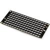 Whadda Pannello matrice led I²C 8x16 per Arduino, 128 led blu, AIP1640, con connettore 4 pin per GND, VCC, SDA e SCL