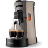 Philips Senseo Select CSA240/30 - Macchina per cialde da caffè Plus, funzione memo in plastica riciclata, colore: Beige