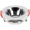 V-TAC PORTALAMPADA INCASSO SPOT GU10 ROTONDO BIANCO+CROMO VT-931-LED6647