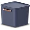 Rotho Maloja Scatola di stoccaggio 40 l, Plastica (PP riciclato), 40 (39.5 x 38.0 x 34.0 cm)