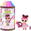 L.O.L. Surprise! Loves CRAYOLA - Color Me Studio con Tot da Collezione - 30+ Sorprese tra cui Bambola, Abiti di Carta e 4 Pastelli - Set da Gioco con Confezione a Capsula di Pastelli - Età 3+