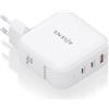 AISENS Caricabatterie da parete asch-140w3p030-w/ 2xusb type-c/ 1xusb/ 140w