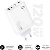 Subblim Gan Caricatore da parete Usb-a e Usb-c 120w Taglia unica