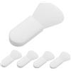CTIRCHIU Pennelli in Silicone Manico Corto Set 5 per Maschera Viso e Corpo Facili da Trasportare per Uso Professionale e Viaggi