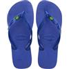 Havaianas Top Brasil Unisex - Adulto FlipFlop White 45 EU