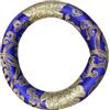 AKOOSY Cuscino per Ciotola Sonora in Seta e Cotone per Music Bowl Blu, Accessorio per Meditazione e Yoga