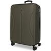ROLL ROAD Joumma Roll Road Formentera Large Antracite Valigia 52x75x27 cm Rigido ABS Lucchetto a Combinazione Integrato 97L 4.3kg 4 Doppie Ruote