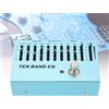 Pedale Equalizer a 10 Bande ±12 dB Equalizzatore Audio Compatto per Esibizione