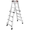 SCALA TELESCOPICA MULTIFUNZIONE IN ALLUMINIO 4+4 ALL020