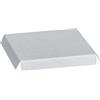 Scotton Fondi Rialzati 80 x 80 Mm Fibra Bianco 10 Pz