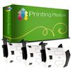 Printing Pleasure 3 x DK11209 Etichette adesive compatibile per Brother P-Touch QL-500 QL-500BW QL-550 QL-570 QL-700 QL-720NW QL-800 QL-810W QL-820NWB QL-1050 QL-1100 QL-1110NWB | 29mm x 62mm | 800 Etichetta per Rotolo