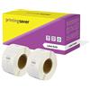 Printing Saver 2x 11353 12 x 24 mm Compatibili Rotoli Etichette adesive multiuso (1000 Etichette/Rotolo) per Dymo LabelWriter 310 320 330 4XL 400 450 Turbo/Twin Turbo/Duo & SLP etichettatrici