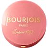 Bourjois Little Round Pot Blush, 95 Rose de Jaspe, Per tutto il giorno, Finish naturale, Look delicato, Pigmenti a lunga tenuta, Texture sfumabile, Texture leggera 2.5 g