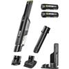 RYOBI RHV44-220G Aspirapolvere Portatile 4V USB Lithium, Potente e Compatto, Serbatoio da 150 ml, Ideale per Auto e Piccole Pulizie, 2 Batterie e Stazione di Ricarica Inclusi