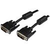 StarTech.com Cavo DVI-D Single Link per Monitor M/M, Cavo DVI-D per monitor Digitali maschio maschio 1920 x 1200, 3m