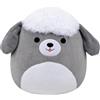 Squishmallows Arnold - Cane da pastore originale grigio e bianco, 50 cm
