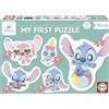Educa - Puzzle Baby Stitch | Set di 5 puzzle progressivi per neonati da 2 a 4 pezzi | Consigliato dai 12 mesi (20471)