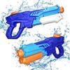 MOZOOSON Pistola ad Acqua per Bambini Adulti, 2 X 750ml Potenti Pistole ad Acqua Water Gun, 8-10m Lungo Raggio Pistola Acqua per Giochi da Spiaggia All'aperto, Piscina, Ideale per Addestrare Gatti