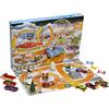 Hot Wheels - Calendario dell'Avvento, 8 macchinine Hot Wheels a tema natalizio e accessori assortiti con tappetino da gioco, regalo e giocattolo per Bambini 3+ Anni, HCW15