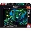 Schmidt Spiele 58517 Sheena Pike, Pantera Blu-Verde Neon, Puzzle da 1000 Pezzi