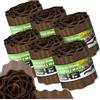 Instalguru Bordura Giardino 15 cm 54 m Profilo Prato Flessibile Separatore Aiuole Plastica Marrone Resistente Intemperie Cordolo Orto Striscia Divisoria Muretto Stop