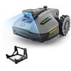 MAMMOTION YUKA mini 2 500 Robot Tagliaerba senza Filo Perimetrale con Supporto per Autolavaggio, Nessuna Perdita di Segnale, Senza RTK, Visione AI Tri-Cam, DropMow, fino a 500㎡