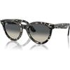 Ray-Ban Occhiali da sole unisex Wayfarer Way Round RB2241, grigio avana