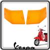 GSC RICAMBI SRL KIT COPPIA 2 GEMMA GEMME PLASTICA PLASTICHE VETRINO FRECCIA POSTERIORI ARANCIO COMPATIBILI CON VESPA PX 125 150 200 - VESPA ARCOBALENO