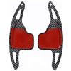 Tjxtixle Accessori interni auto Per BMW F30 F31 F32 F10 F20 F22 F15 F16 X1 X3 X4 X5 X6 Paddle Cambio ABS Estensione Leva Cambio Volante Auto Auto Interni(Carbon Black)