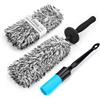 Toripor XZ0889-2PC-UK-Spazzola per ruote auto in microfibra