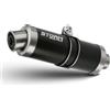 GENIAL MOTOR Scarico Moto Storm by Mivv Gp Nero acciaio inox Compatibile Con Honda CB 750 HORNET 2023 > 2026